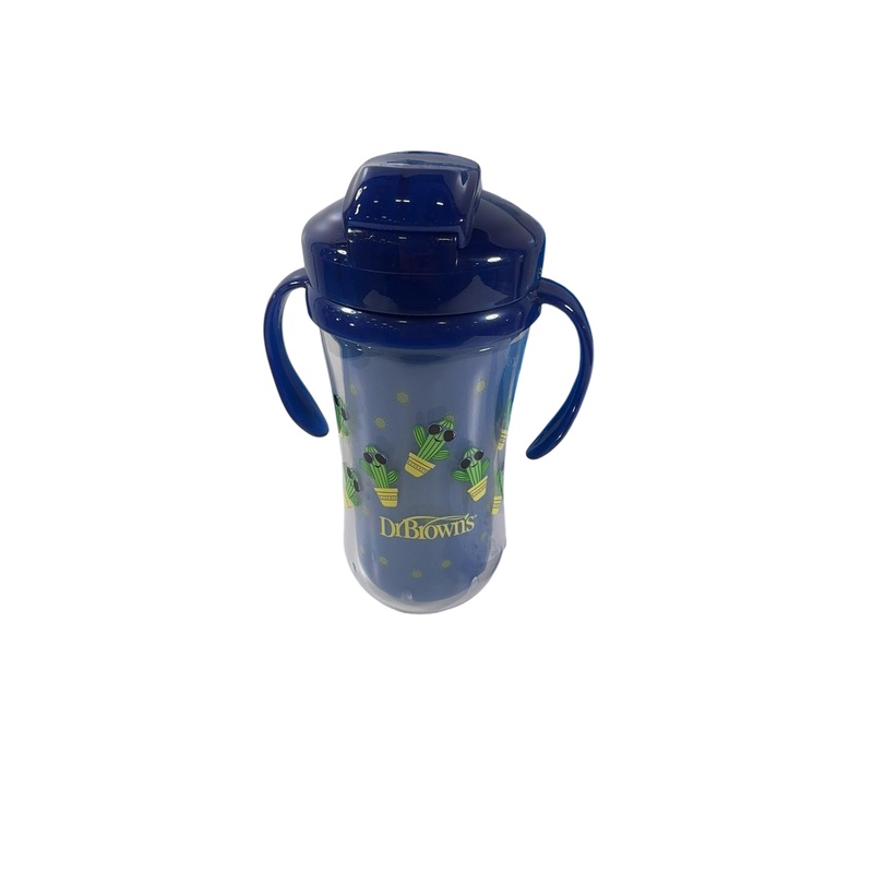 Dr. Brown’s Milestones Hard Spout Insulated Sippy Cup with Handles, Blue