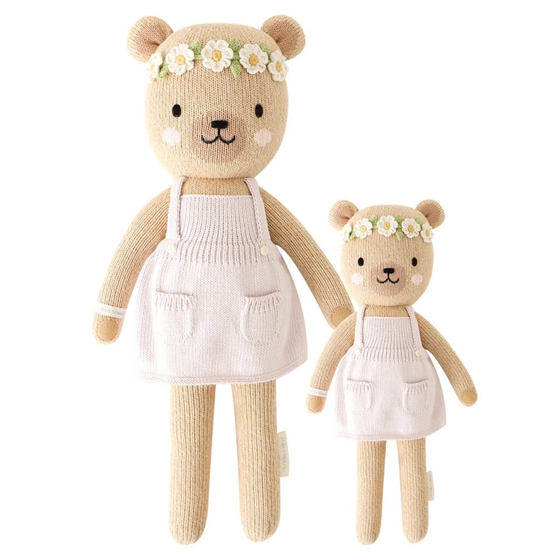 Hand Knit Doll Olivia The Honey Bear