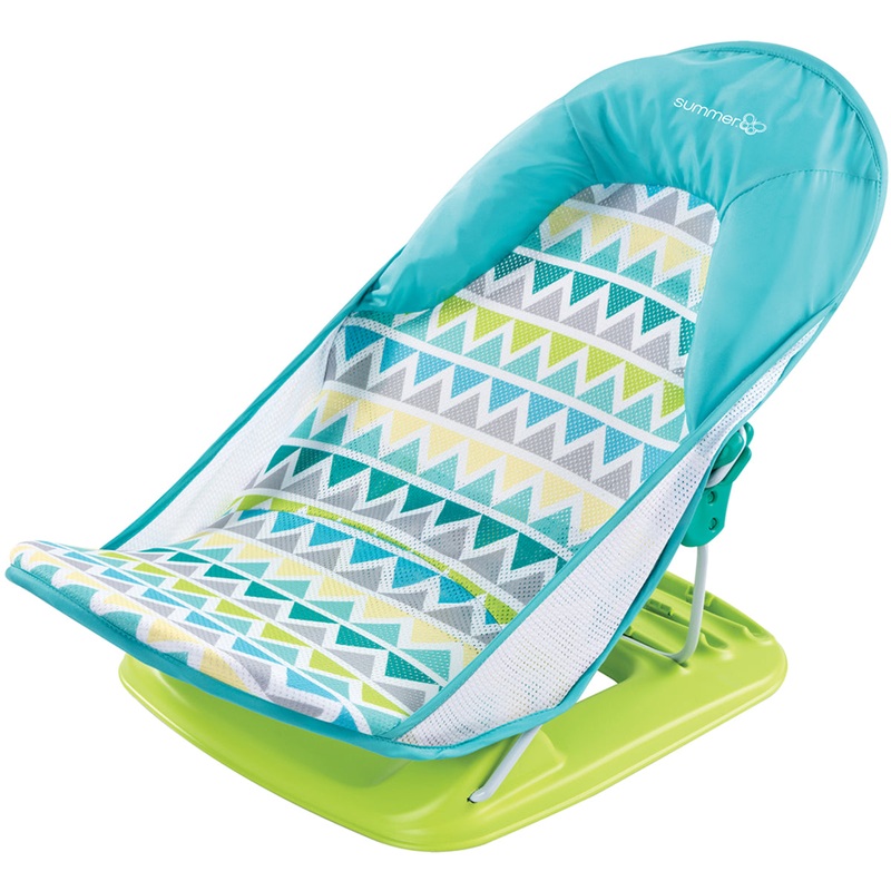 Summer Infant Deluxe Baby Bather – Triangle Stripes