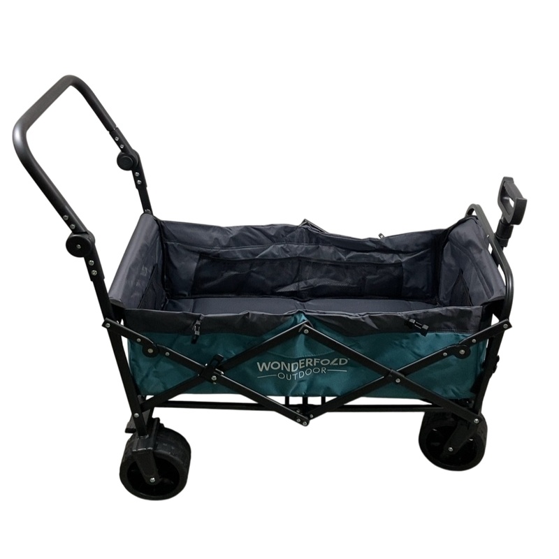 Wonderfold S3 Outdoor Utility Wagon, Hunter Green & Gray