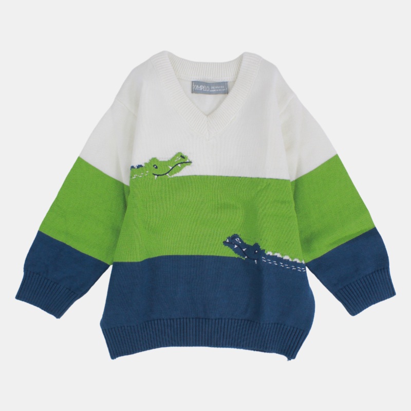 Baby Boys’ Crocodile Long-Sleeved Pullover