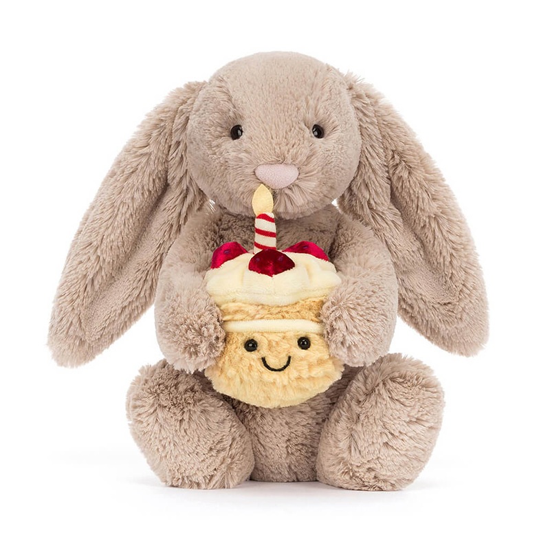 Bashful Beige Bunny – Birthday