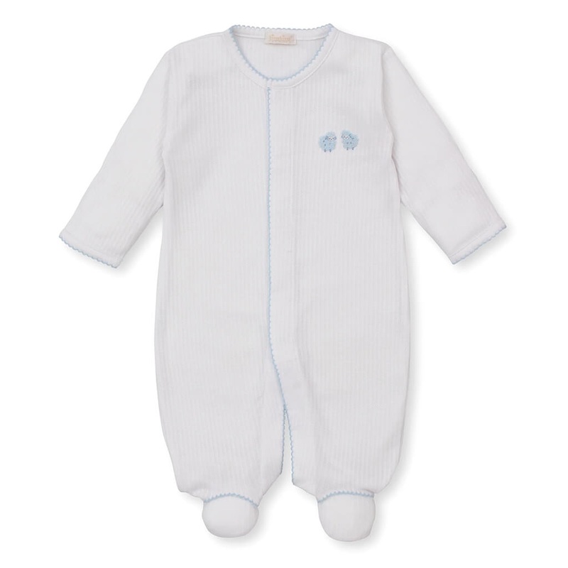 Footie – Premier Baa Baa Baby Sheep Blue NB