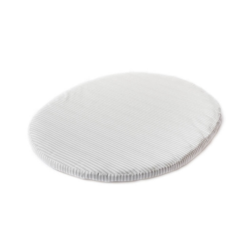 New Sleepi Mini Fitted Sheet by Pehr Stripped Away Pebbles