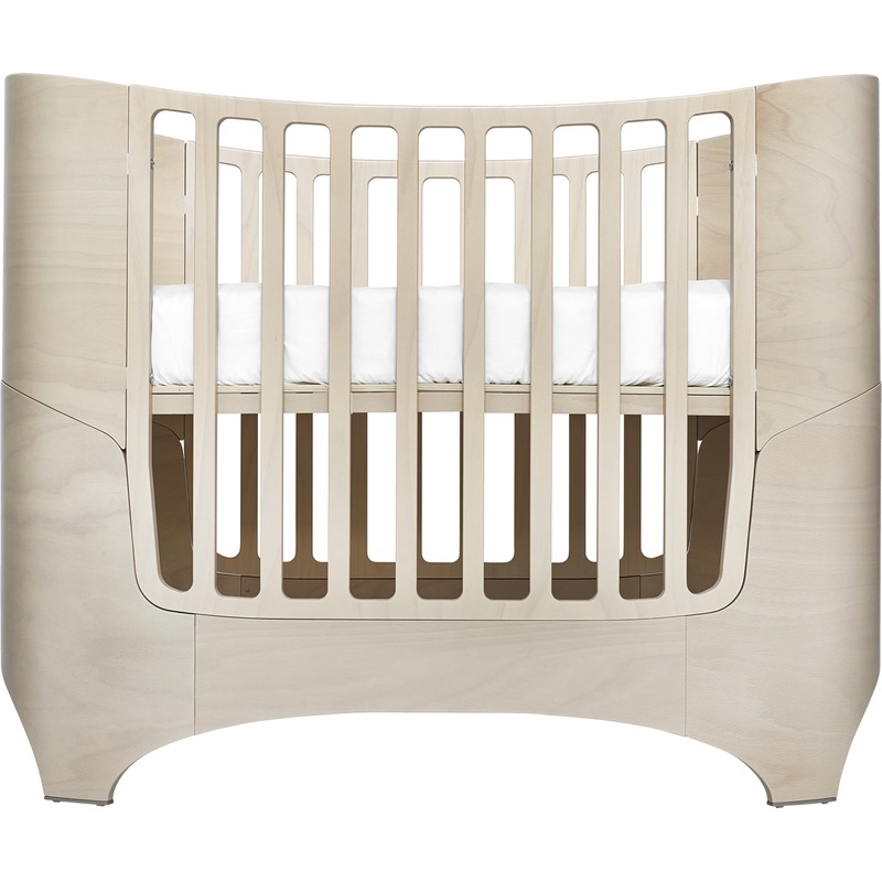 Tulip Leander 4-in-1 Convertible Crib  – White Wash
