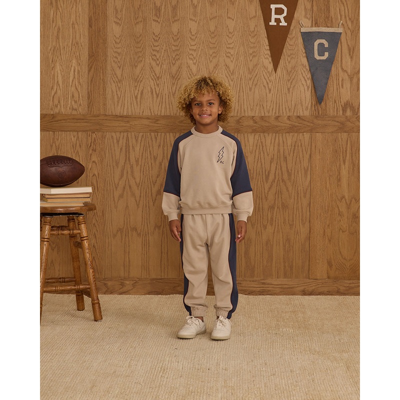 Paneled Sweatpant – Stone