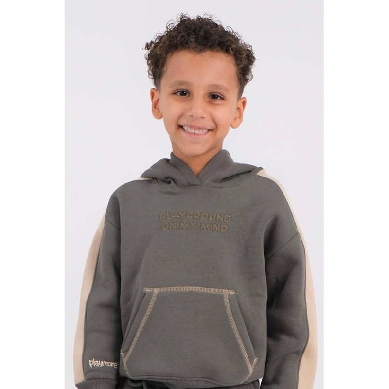 Playground Long-Sleeved Fleeced Hoodie