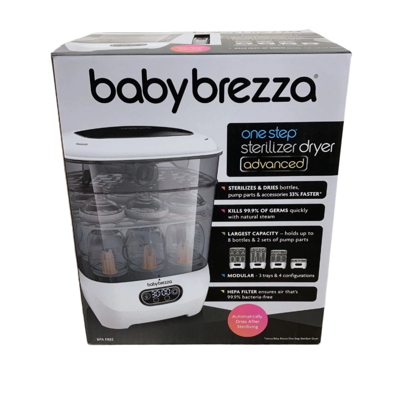 Baby Brezza Sterilizer And Dryer Advanced, White