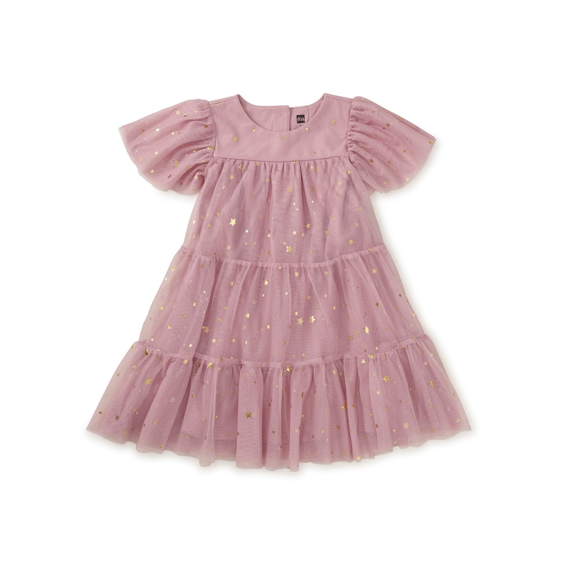 Tea Collection Tiered Tulle Sparkle Dress – Shimmer Sky