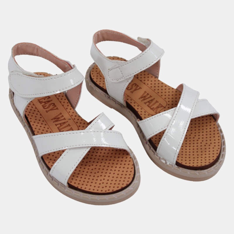 Baby Girls Leather Sandals  Soft Colors