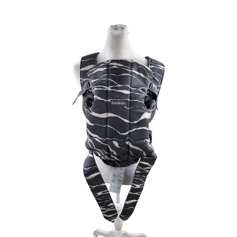 BabyBjorn Baby Carrier Mini, Anthracite/Landscape Print Cotton