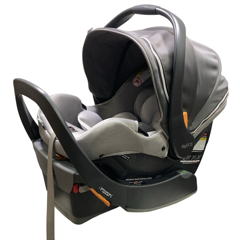 Chicco KeyFit 35 Zip ClearTex Infant Car Seat, 2024, Ash