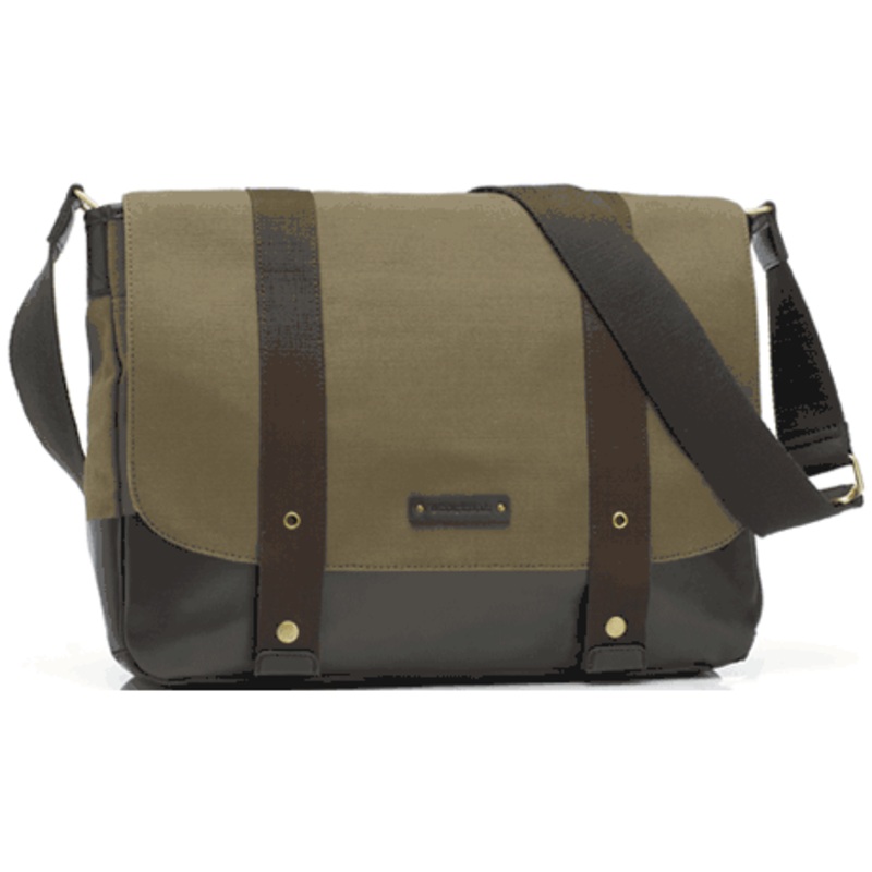 Storksak Aubrey Diaper Bag in Khaki/Chocolate