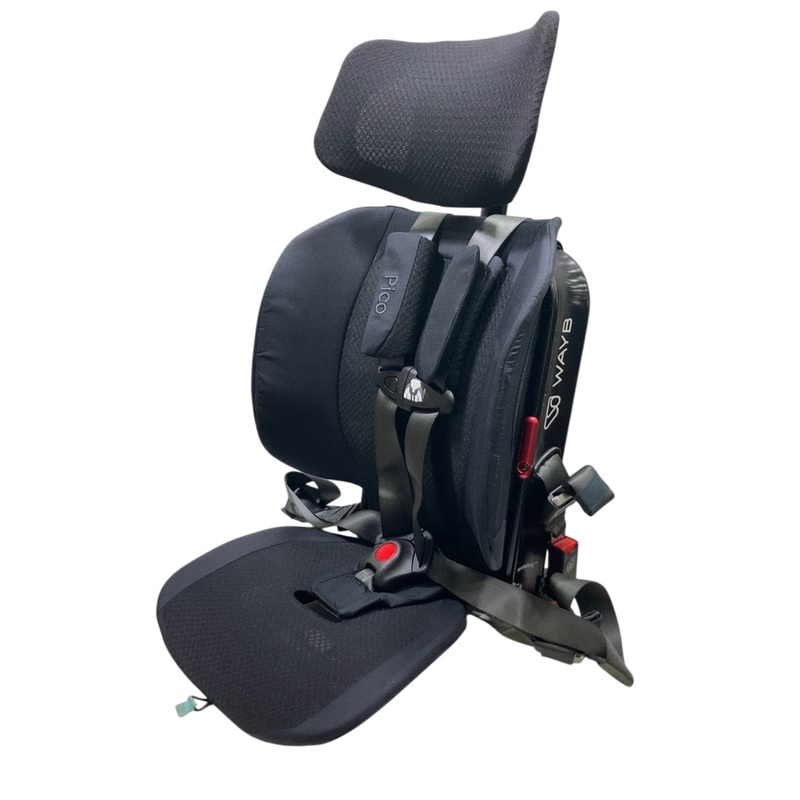 WAYB Pico Portable Car Seat Bundle, 2022, Jet, With Travel Bag