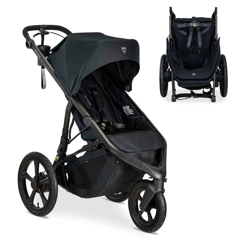 Wayfinder Jogging Stroller with Dual Suspension and Air-Filled Tyres – Nightfall