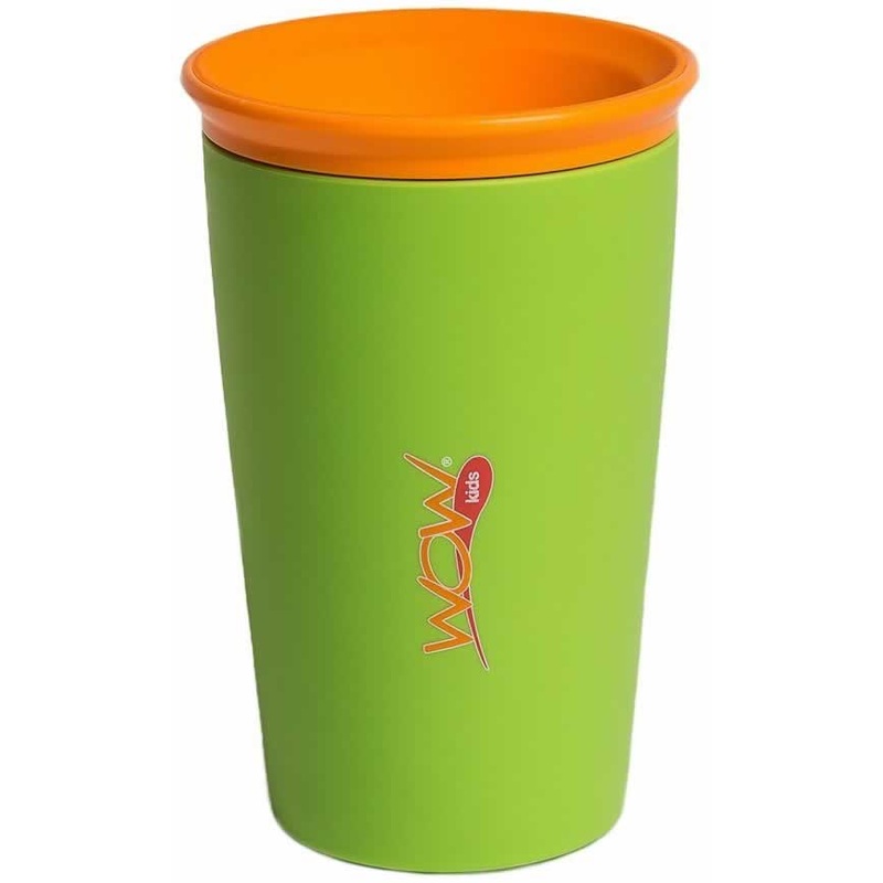 Wow Kids 9 oz Spill-Free Cup – Green