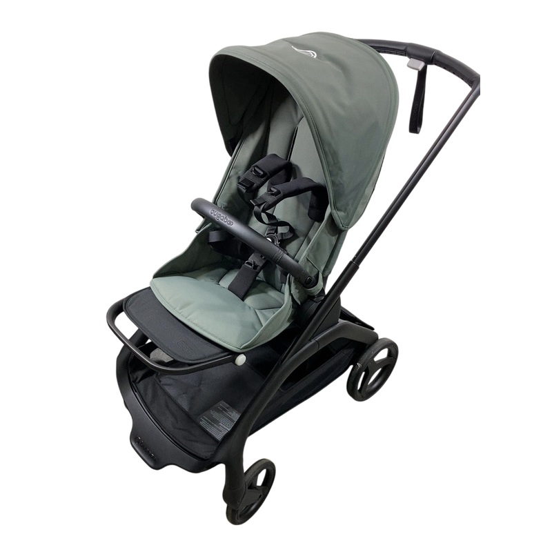 Bugaboo Dragonfly Bassinet and Seat Stroller, Black, Forest Green, Forest Green, 2025
