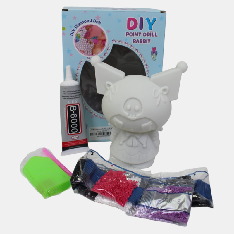 Vinyl Cartoon Diamond Painting Kuromi Piggy Bank