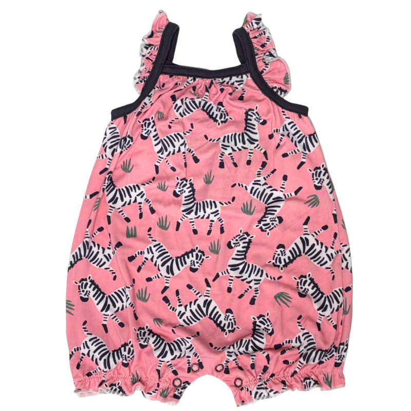 Bestaroo – Bubble Romper – Zebra Pink