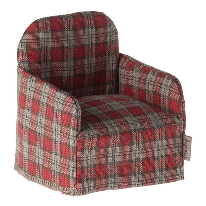 Mouse Chair – Red checker