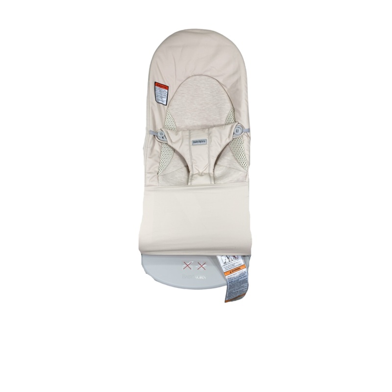 BabyBjorn Bouncer Balance, Light Gray Frame, Light Beige TriFabric