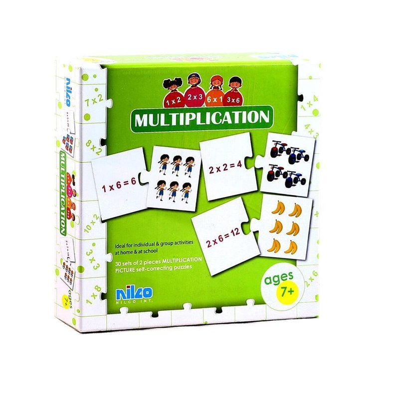 Educational Cards Multiplication 60 Pcs