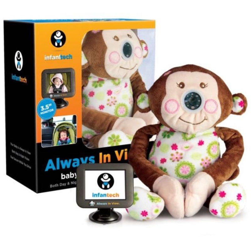 InfantTech Always in View Baby Monitor for Cars – Monkey