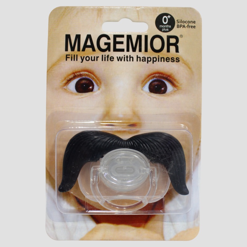 Moustache-Shaped Baby Pacifier  A Fun & Safe Soothing Companion!