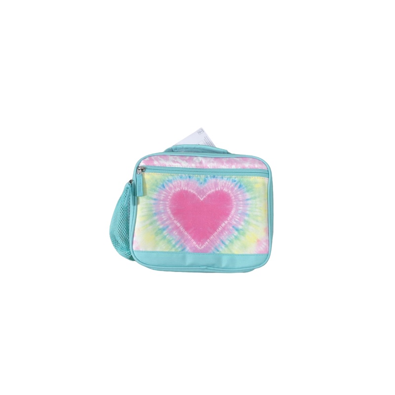 Pottery Barn Kids Mackenzie Pink Heart Tie-Dye Lunch Box