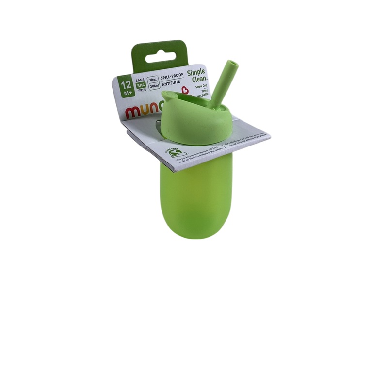 Munchkin Simple Clean Straw Cup, 1 Pack, Green