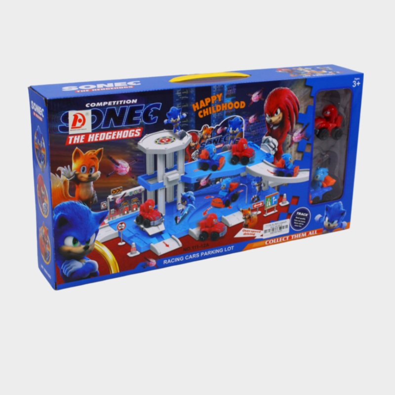 Sonic The Hedgehog Racing Cars Parking Lot – Multicolor