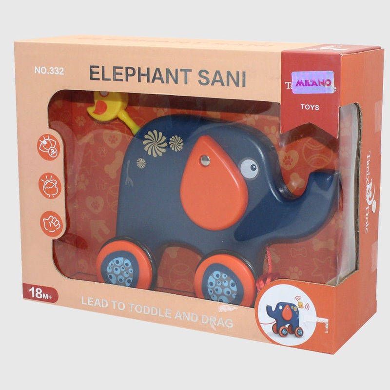 Tanix Dole – Elephant Sani Push And Pull Toy