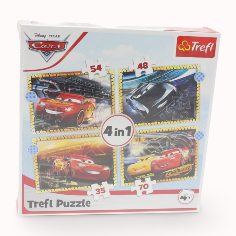 Trefl 4in1 Cars Puzzle