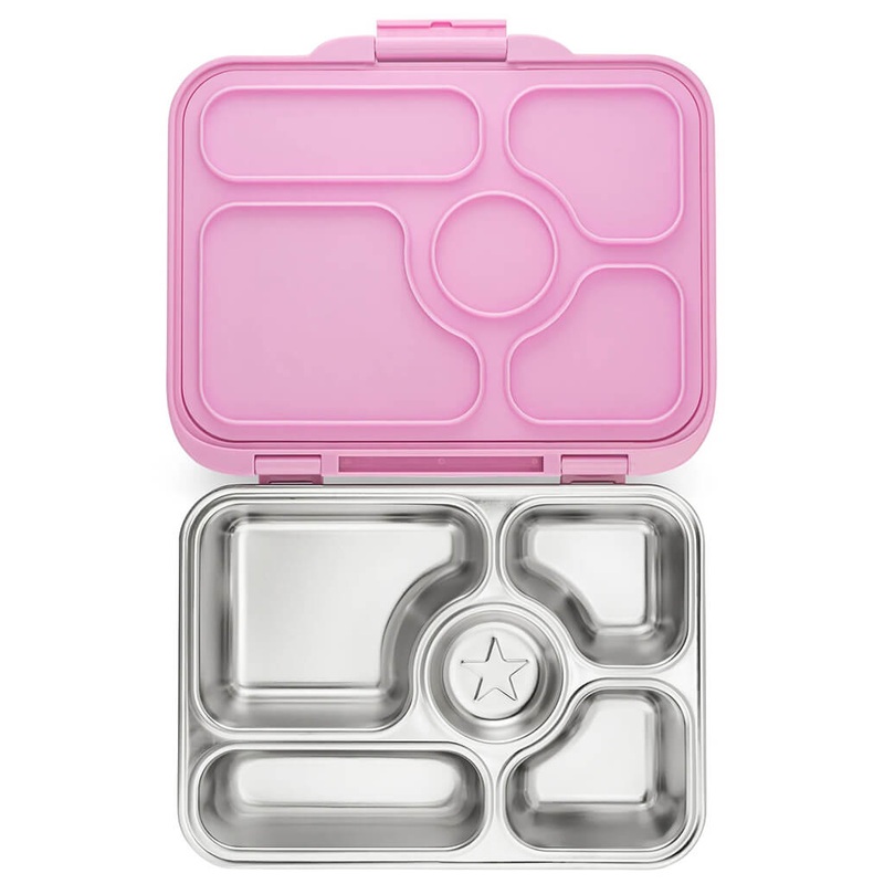 Yumbox Stainless Steel Bento Presto Lunchbox Rose Pink