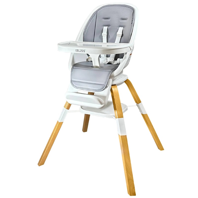 2-in-1 Turn-A-Tot High Chair with 360 Swivel – Earl Gray