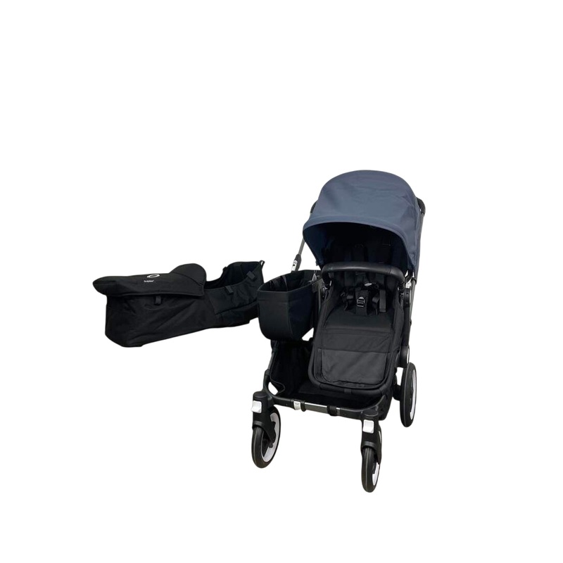 Bugaboo Donkey 5 Mono Stroller, 2021, Graphite, Stormy Blue, Stormy Blue