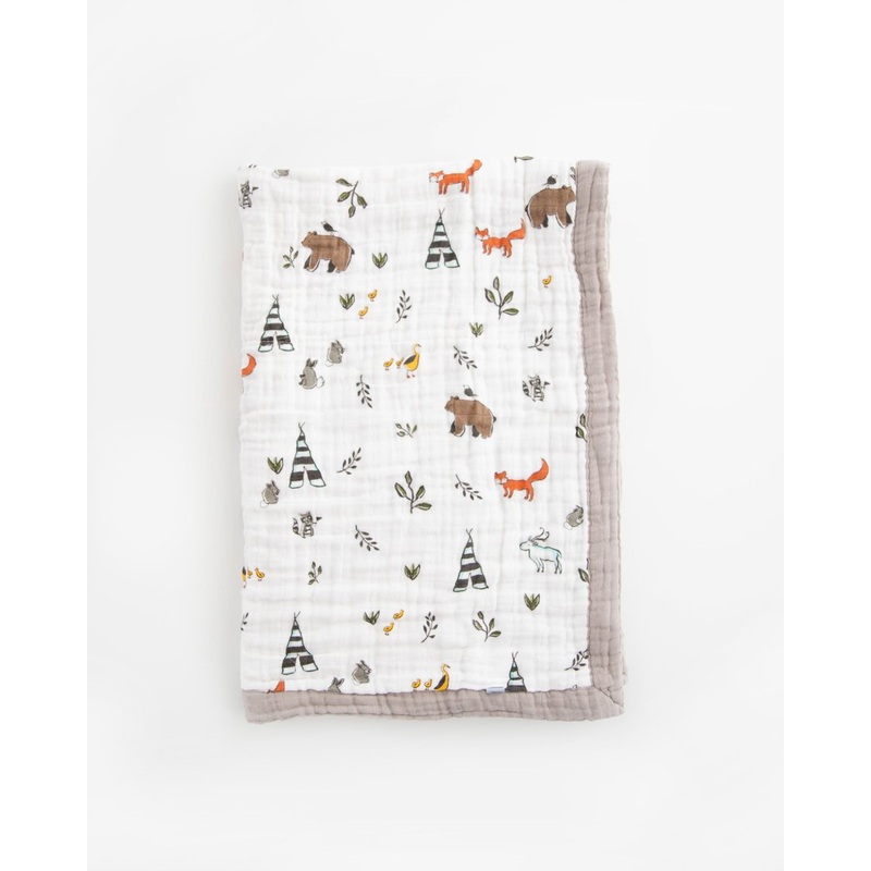 Little Unicorn Cotton Muslin Baby Blanket – Forest Friends
