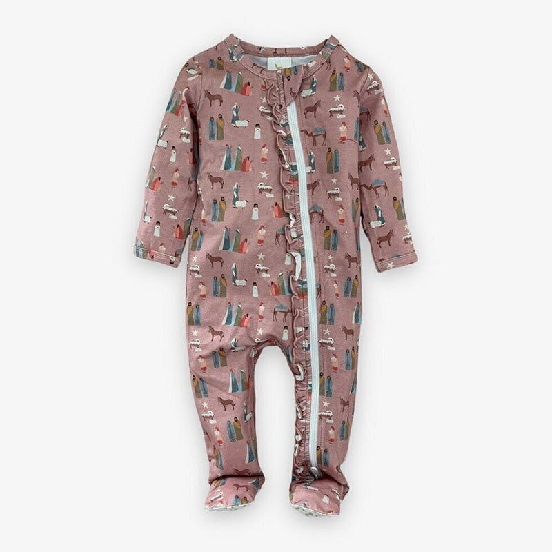 Modal Zipper Pajama – Silent Night (Rose)