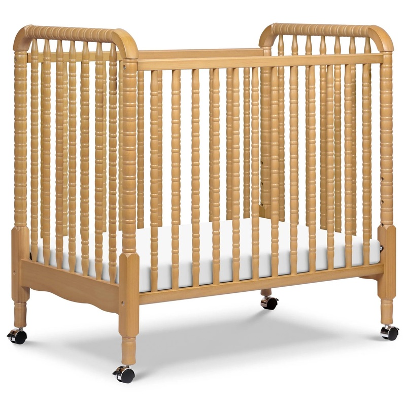 Jenny Lind 3-in-1 Convertible Mini Crib – Honey