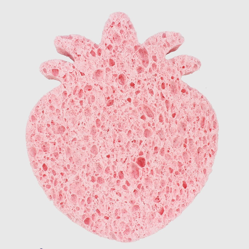 Pink Strawberry Shower Sponge