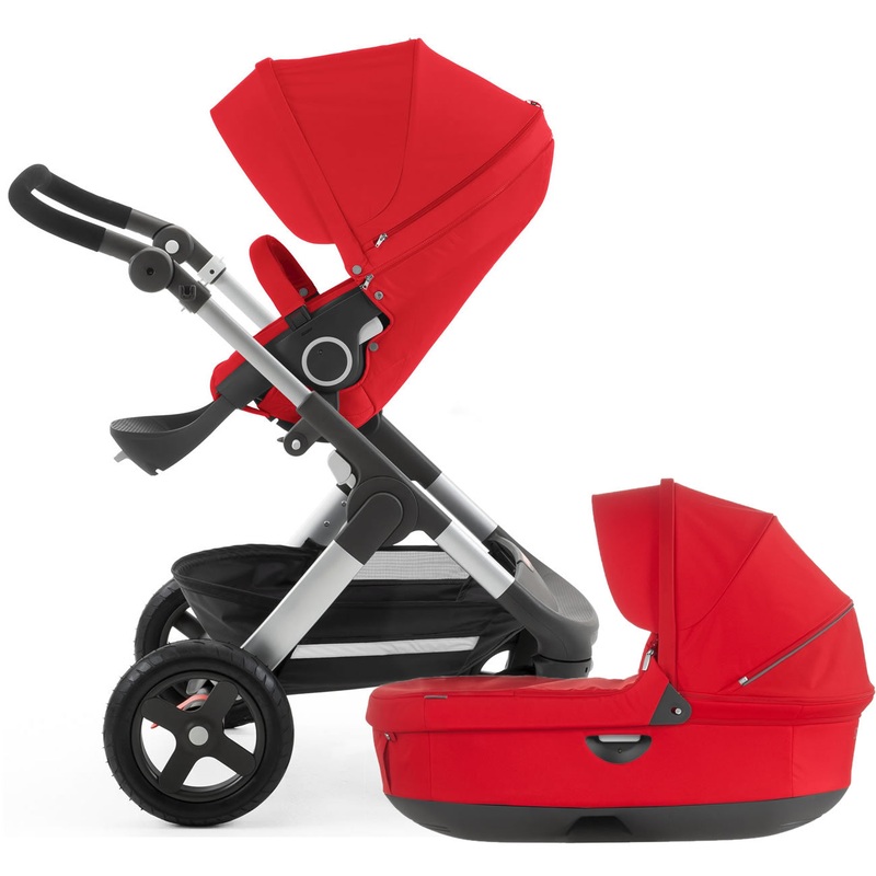 Stokke Trailz Stroller & Carrycot – Red