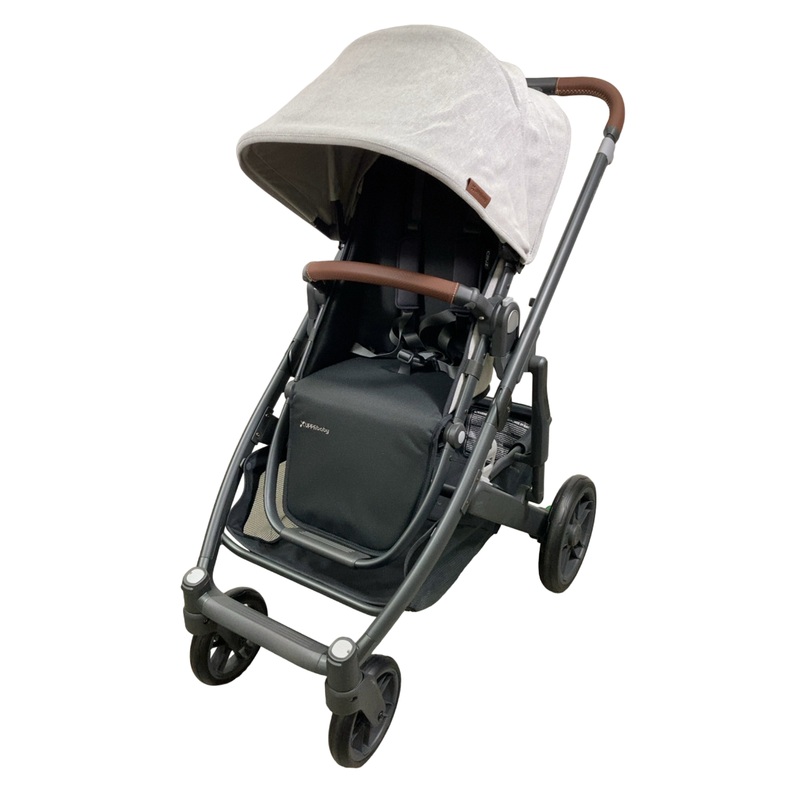 UPPAbaby CRUZ V2 Stroller, 2024, Anthony (White & Grey Chenille)