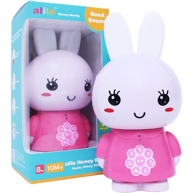alilo Honey Bunny Bedroom Story Music Player – Pink