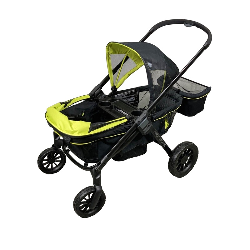 Evenflo Pivot Xplore All-Terrain Double Stroller Wagon, 2023, Wayfarer Black