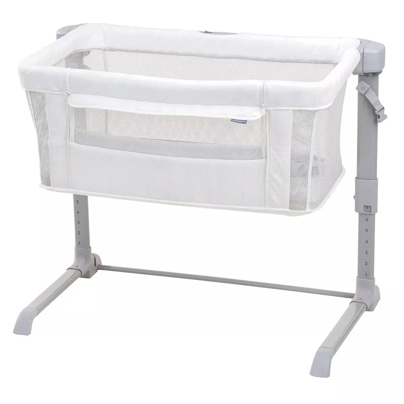 (See Description) DreamSecure 2-in-1 Co-Sleeping Bassinet – 0-5 Months – Cream