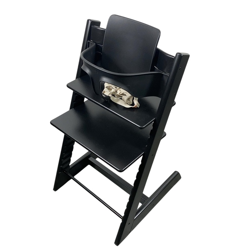 Stokke Tripp Trapp High Chair With Baby Set, 2, Black