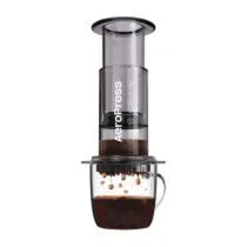 AeroPress Coffee Maker – Clear Black