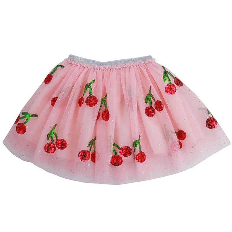 Tutu Sequin Cherry