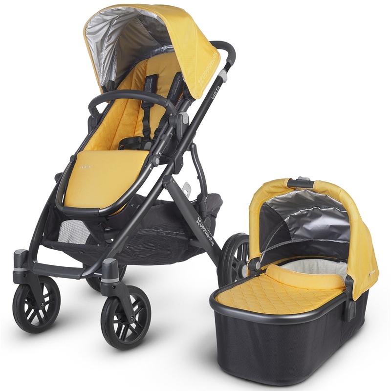 UPPAbaby 2015 VISTA Stroller – Maya (Marigold/Carbon) OPEN BOX RETURN
