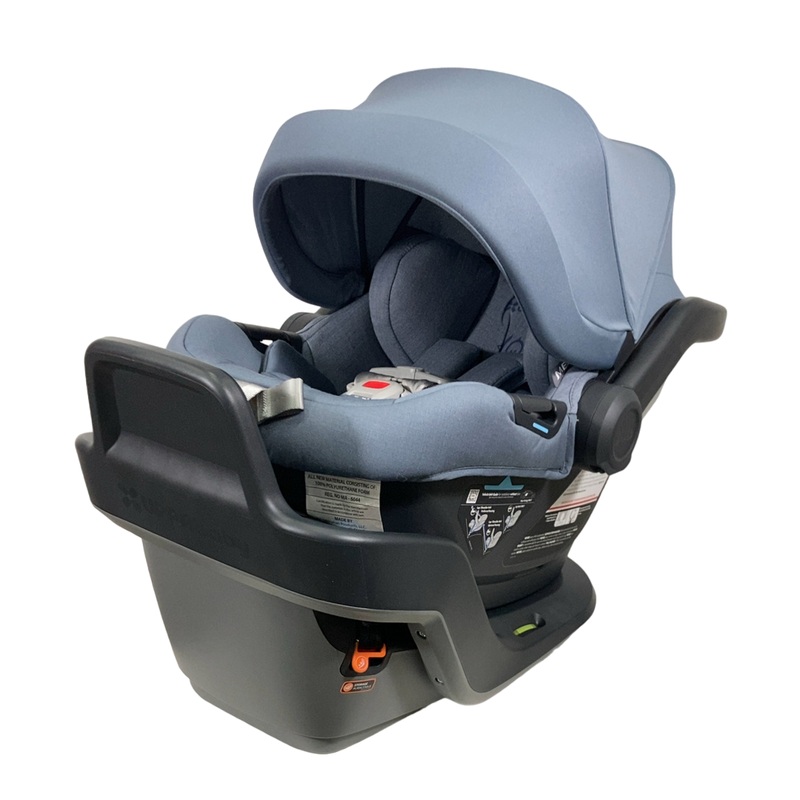 UPPAbaby MESA MAX Infant Car Seat and Base, 2023, Gregory (Blue Melange)